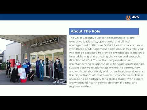 Internet Ad   Kilmore District Health   Chief Executive Officer