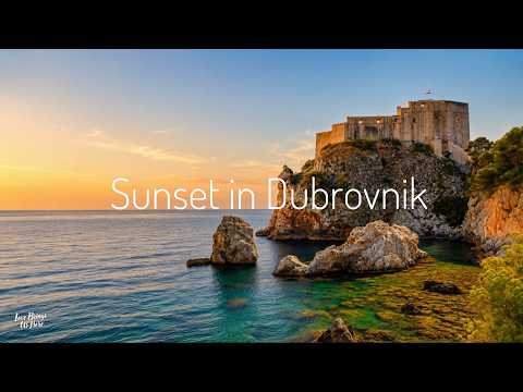 Fall Asleep to the Dubrovnik Sunset – 3 Hours of Adriatic Coastal Bliss 🌅
