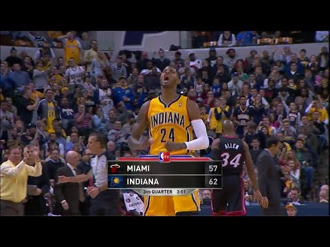 Paul George Full Highlights vs Heat (2013.12.10) - 17 Pts, 4 Assists