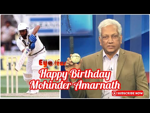 Wish from Back Eye News | Happy Birthday Mohinder Amarnath