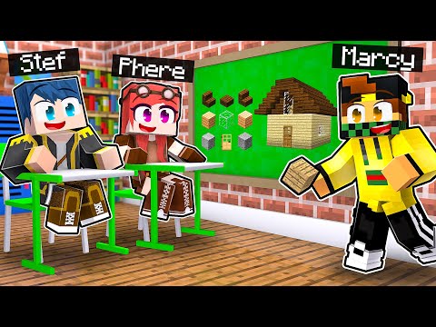 BUILDING LESSON WITH MARCY AT TPOC SCHOOL!  - MINECRAFT