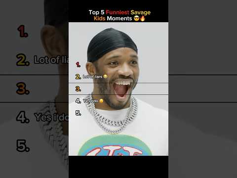 Top 5 Funniest Savage Kids Moments (Kids Roasting Adults!) 😂🔥