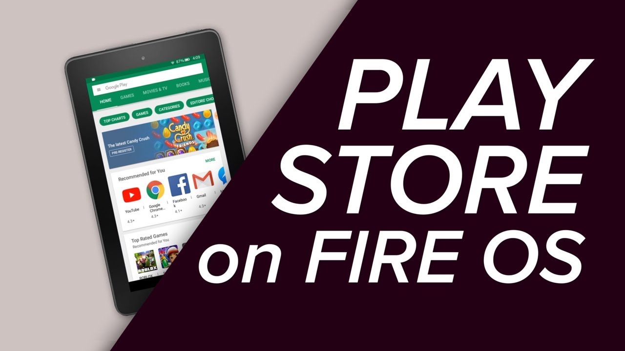 Como instalar a Play Store no seu tablet Amazon Fire HD sem root