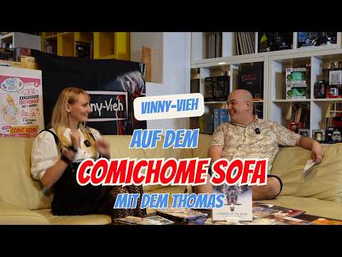 Auf dem ComicHome Sofa: Vinny Vieh - Müde, aber glücklich nach dem Signier-Marathon