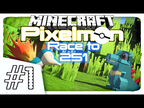 Minecraft Pixelmon - “THE CHAMPION RETURNS” - Race to 251 - (Minecraft Pokemon Mod) Part 1
