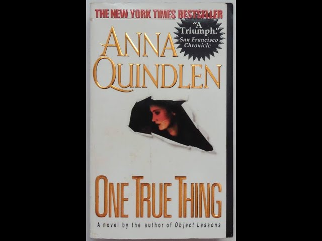 Vídeo relacionado con The One True Thing: How can I truthfully tell you I'm sorry, when the worst thing I ever did has turned out to be the best? (English Edition)