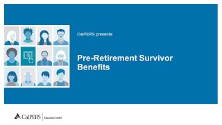 Pre-Retirement Survivor Benefits