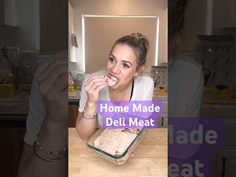 Healthier home made deli meat such an #easyrecipe #honesteading #homemade de