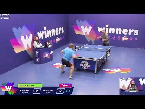 WINners CUP table 2  22.12 Kolomiets Vladimir - Torgachev Igor   21:00