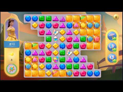 Disney Princess Majestic Quest Level 64 - NO BOOSTERS + FULL STORY 👸 | SKILLGAMING ✔️