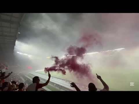 "Junior 2 Nacional 1 mi experiencia desde oriental alta" Barra: Frente Rojiblanco Sur &bull; Club: Junior de Barranquilla