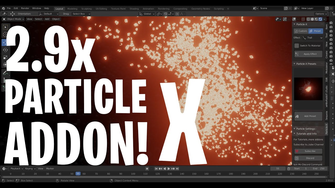 Blender - Particle X Addon!