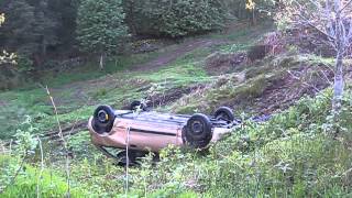 preview picture of video 'Interesting way to recover a crashed car'