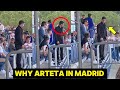 Mikel Arteta Makes Surprise Appearance at Real Madrid U18s vs. Atletico Madrid U18s Derby Match!🔥