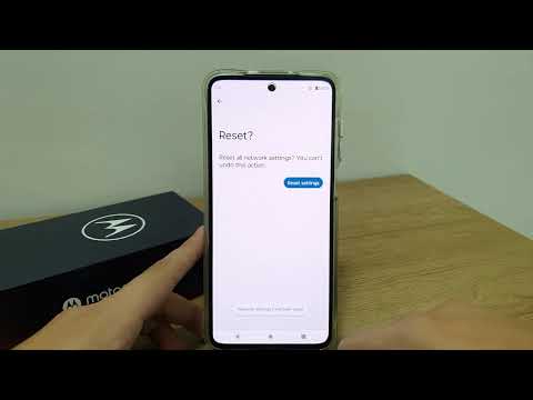 How to reset network settings on Moto G50