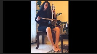 کمانچه نوازی دختر هنرمند ایرانی