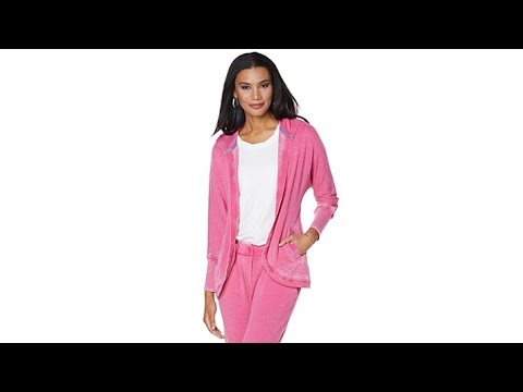Wendy Williams Burn Wash Lounge Cardigan