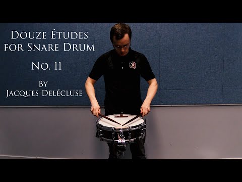 Douze Études for Snare Drum - No. 11 by Jacques Delécluse