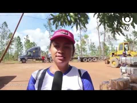 Familias de Prinzapolka reconstruyen sus casas con el apoyo del Gobierno