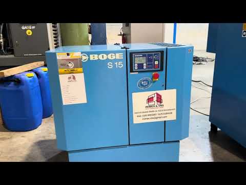 Schraubenkompressor Boge S 15 - Nr. 389