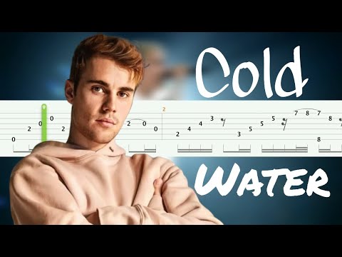 Cold Water - Justin Bieber (Major Lazor) Guitar Lesson Tutorial Chords