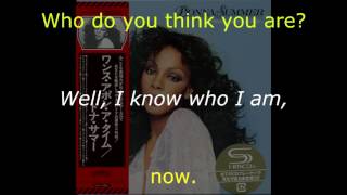 Donna Summer - If You Got It Flaunt It LYRICS - SHM &quot;Once Upon A Time&quot; 1977