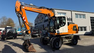Liebherr A314 Mobilbagger OQ65 Verstell. Klima hydr. Löffel wheel excavator for sale - Image 4 | Machineryline MY Liebherr A314 Mobilbagger OQ65 Verstell. Klima hydr. Löffel wheel excavator | Image 4 - Machineryline