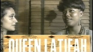 Queen Latifah and DJ Mark the 45 King interview by Sophie Bramly - YO! MTV Raps 1989