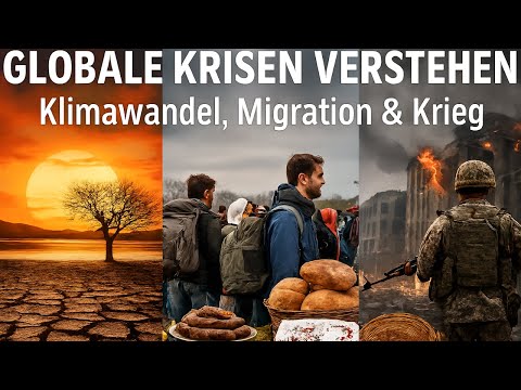 Globale Krisen verstehen: Klimawandel, Migration & Krieg.