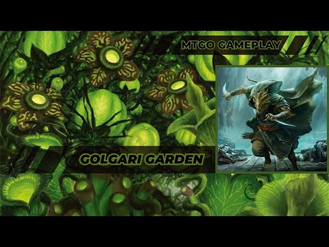 MTGO PAUPER GAMEPLAY: GOLGARI GARDEN