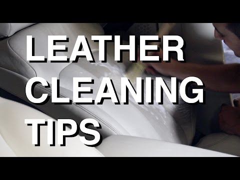 How to SAFELY Clean Leather Seats Video