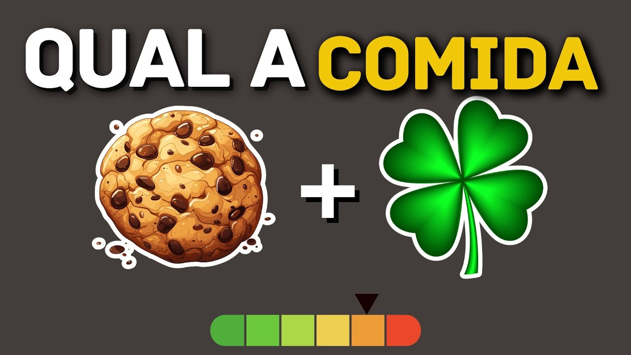 Adivinhe as Comidas pelos Emojis 🐶 | Fácil ao Impossível | Quiz de Emojis | Teste dos Emojis