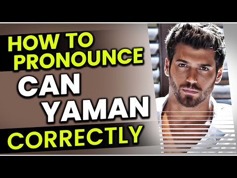How to Pronounce (Say) Can Yaman "CORRECTLY" in Turkish?