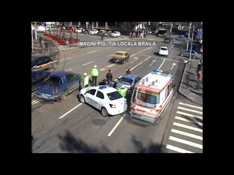 Accident pe Calea Calarasilor in fata primariei. Stiri Braila - Probraila.ro