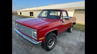 Video Thumbnail for 1984 Chevrolet C/K Truck