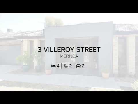 3 Villeroy Street, Mernda, VIC 3754, 4部屋, 2バスルーム, House