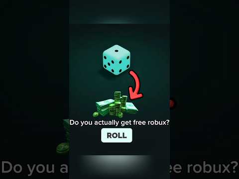 Does Roblox Dice give free Robux? #roblox #fyp #freerobux #trendingshorts