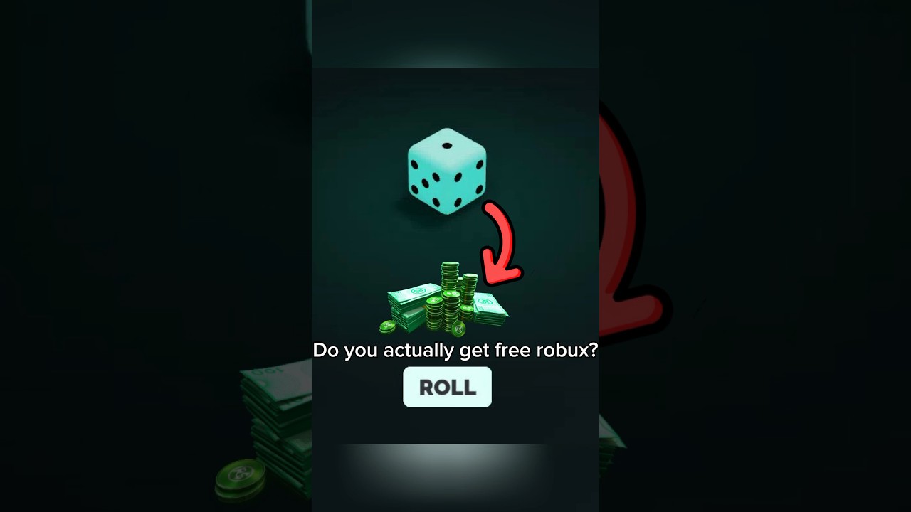 Does Roblox Dice give free Robux? #roblox #fyp #freerobux #trendingshorts