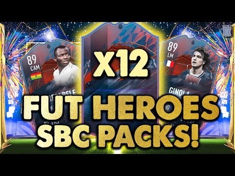 NO WAY!!! 12x GUARANTEED FUT HEROES SBC PACKS! - FIFA 22 ULTIMATE TEAM