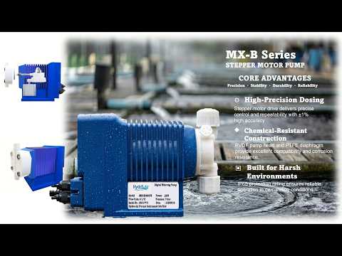 Hydro-Air MX-B Series Stepper Motor Driven Metering Pump - YouTube