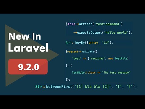 7 New Things AddedNew - In Laravel 9.2.0