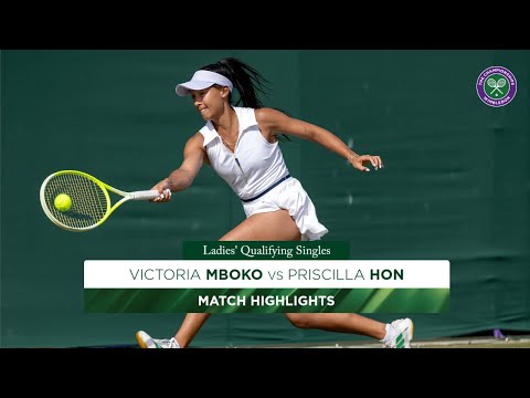 Saving FIVE Match points | Victoria Mboko vs Priscilla Hon | Highlights | Wimbledon 2025