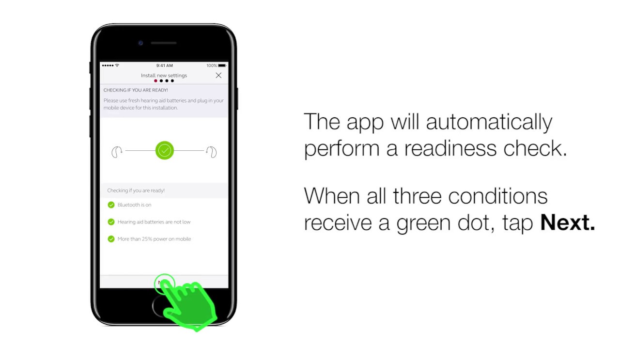 ReSound Smart 3D app: How to accept and install new settings with ReSound Assist