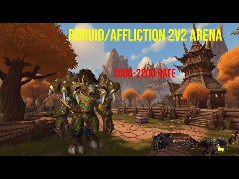 Wow Resto Druid/Affliction Lock 2v2 Arena |Wotlk|