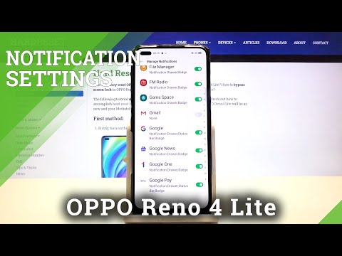 How to Manage Notifications on OPPO Reno 4 Lite – Personalize Apps Notifications