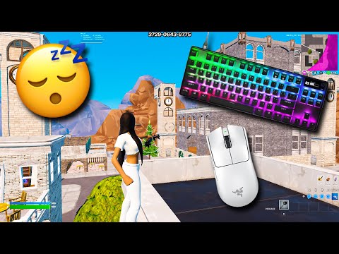 SteelSeries Apex Pro TKL ASMR 😴 Fortnite Tilted Zone Wars Gameplay 🏆 Satisfying Keyboard 240 FPS 4K