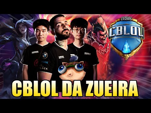 DARIUS NO CBLOL E BRTT TILTADO COM OS COREANOS - CBLOL DA ZUEIRA