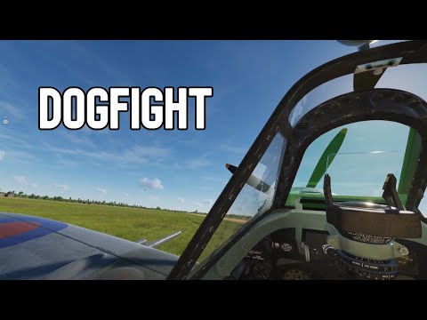 SPITFIRE Mk.IX: 1st DOGFIGHT w/ THE DCS 2.5.6 UPDATE (OVER NORMANDY)