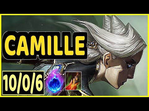 CAMILLE VS QUINN - 10/0/6 KDA TOP GAMEPLAY EMERALD IV