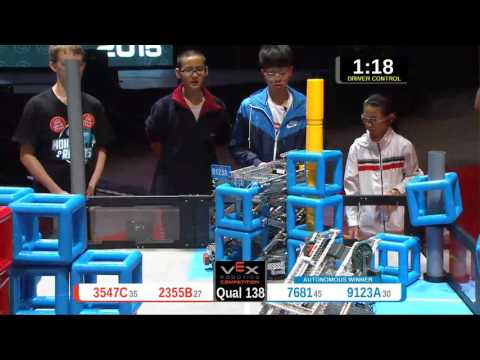 2015 VRC-MS Oppo Q138 -  (3547C 7681) 48-Opportunity Div-VRC Middle School-VEX Worlds 2015